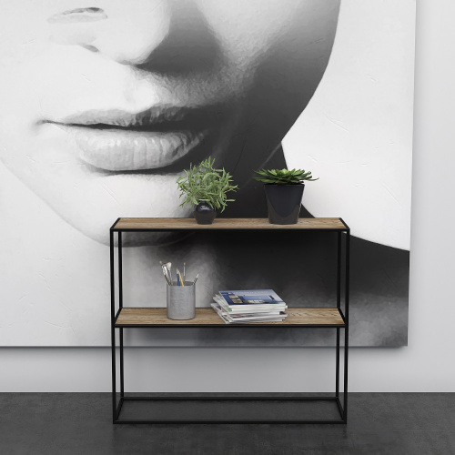 Консоль Intelligent Design Rash black темный дуб на VALLES.TOP