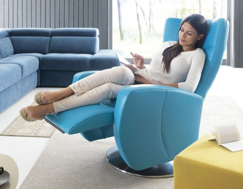 Кресло Gala Collezione Inari в коже на VALLES.TOP