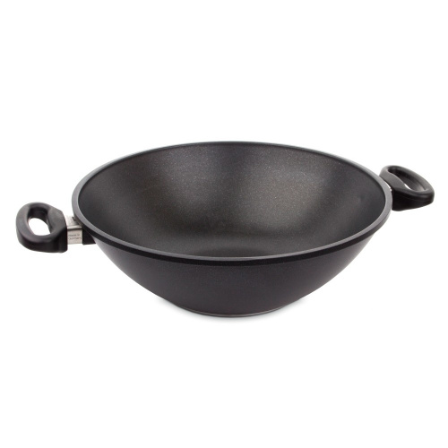 Вок AMT Frying Pans с двумя ручками, диаметр 32 см, 3 л на VALLES.TOP