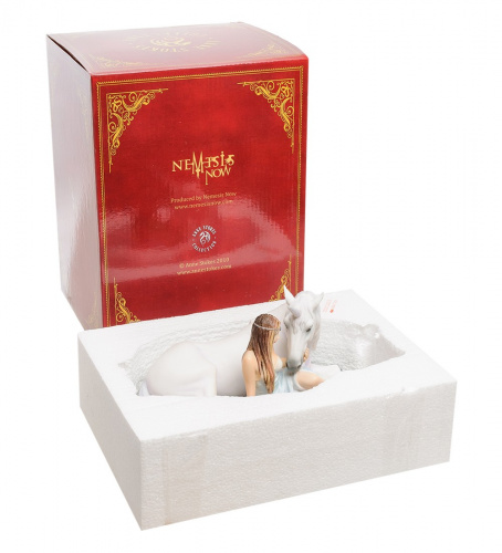 Статуэтка Veronese Девушка и единорог - чистое сердце WS-265 на VALLES.TOP