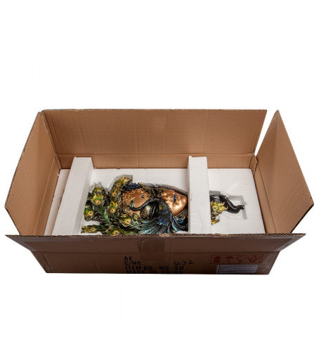 Панно Veronese Венецианская маска Павлин WS-311 большое на VALLES.TOP