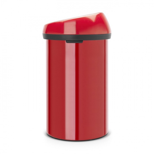Бак Brabantia Touch Bin мусорный, пламенно-красный, 60 л на VALLES.TOP