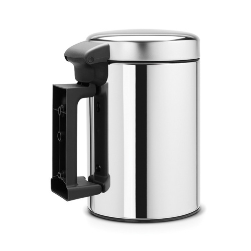 Бак Brabantia newicon мусорный, настенный, стальной полированный, 3 л на VALLES.TOP