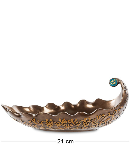 Блюдо Veronese WS-533 с орнаментом на VALLES.TOP