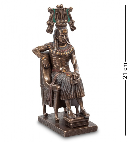 Статуэтка Veronese Фараон на троне WS-470 на VALLES.TOP