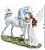 Статуэтка Veronese Ангел и единорог WS-249 на VALLES.TOP
