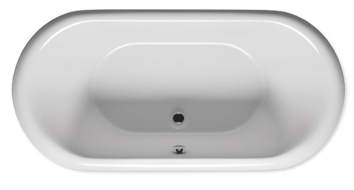 Ванна Riho Dua акриловая, овальная, белая, 180х86 см на VALLES.TOP