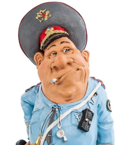 Статуэтка The Comical World of Stratford Полицейский Ну настоящий полковник... STD-05 на VALLES.TOP