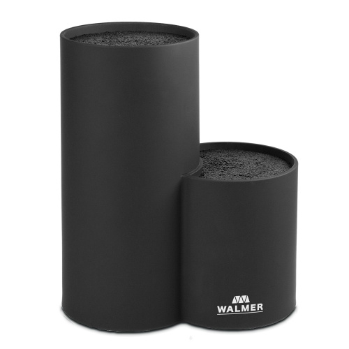 Подставка Walmer для ножей двойная, черная на VALLES.TOP