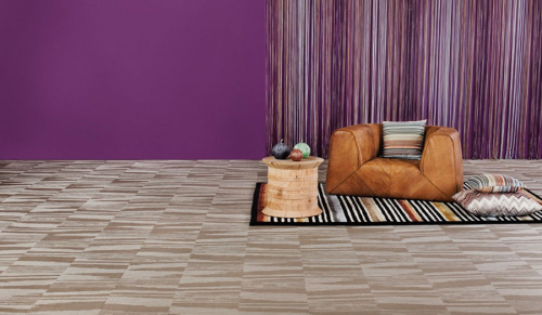 Пол Bolon Missoni Flame Stone плетеный, виниловый, 2000х25000х3 мм на VALLES.TOP