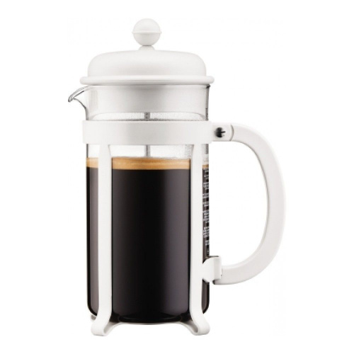 Френч-пресс Bodum Java белый, 1 л на VALLES.TOP