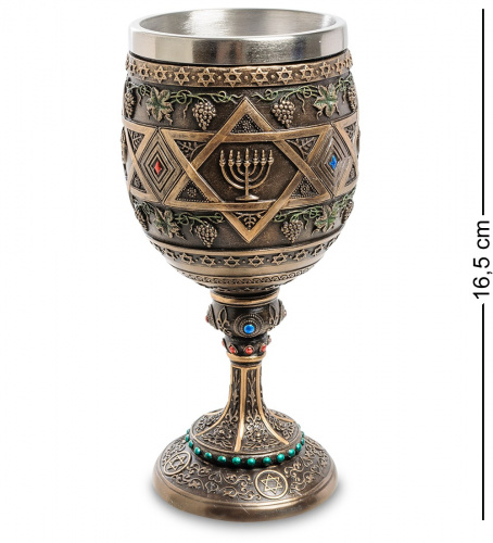 Бокал Veronese Звезда Давида WS-868 на VALLES.TOP