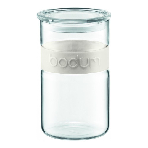 Банка BODUM Presso для хранения белая, 1 л на VALLES.TOP