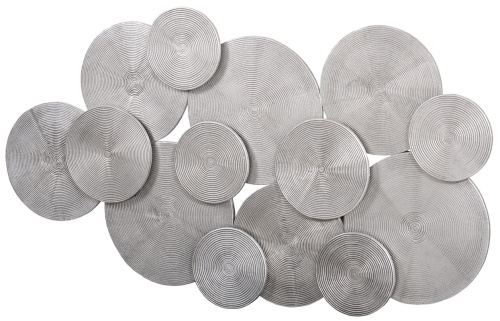 Панно Mart Gallery Серебряные диски на VALLES.TOP