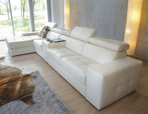 Диван Gala Collezione Girro угловой в коже на VALLES.TOP