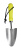Совок Burgon & Ball Florabrite садовый, флуоресцентный, желтый на VALLES.TOP