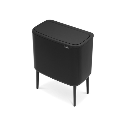 Бак Brabantia Touch Bin Bo мусорный, черный матовый, 11+23 л на VALLES.TOP