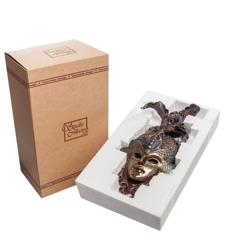 Панно Veronese Венецианская маска Стрекоза WS-328 на VALLES.TOP