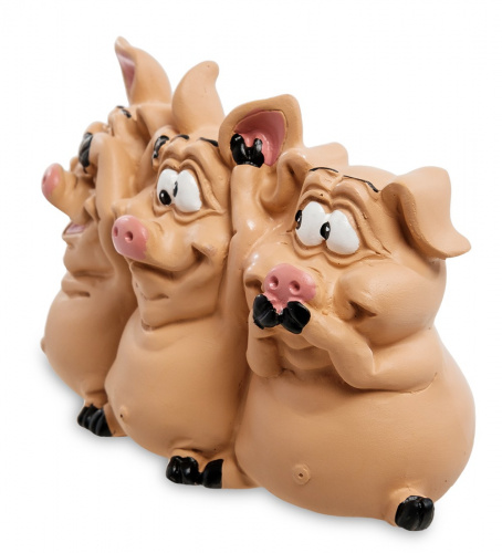 Статуэтка The Comical World of Stratford Трио мудрых свиней RV-618 на VALLES.TOP