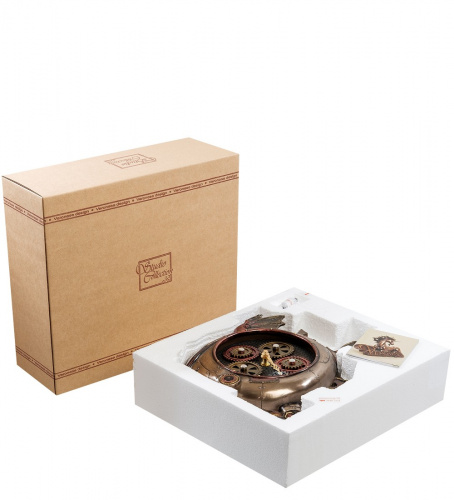 Статуэтка-часы Veronese Рыба в стиле стимпанк на VALLES.TOP