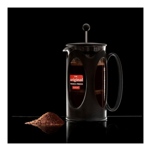 Кофейник френч-пресс Bodum Kenya New черный 0.35 л на VALLES.TOP