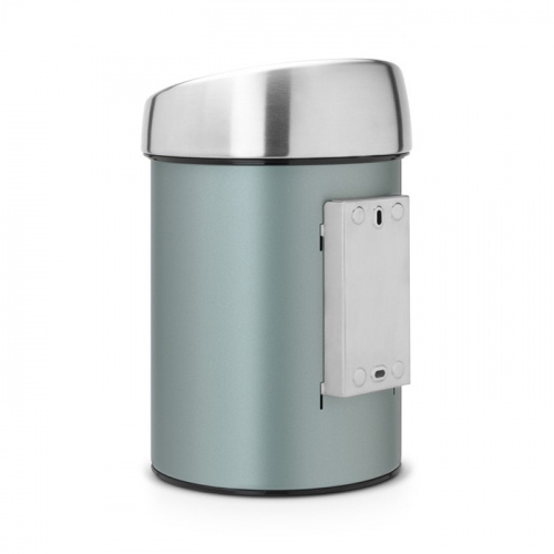 Бак Brabantia Touch Bin New мусорный, мятный металлик, 3 л на VALLES.TOP
