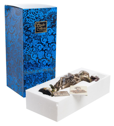 Ваза Veronese Цветы ириса WS-585 на VALLES.TOP