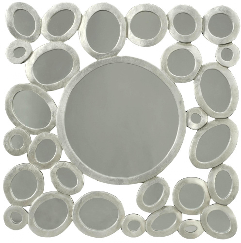 Панно Mart Gallery Кольца с зеркалами квадратное на VALLES.TOP