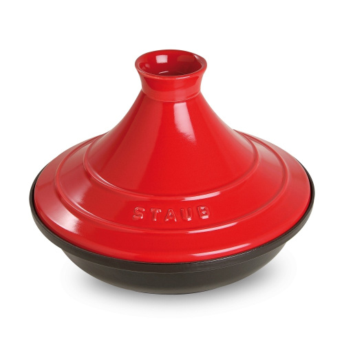 Тажин STAUB, диаметр 28 см, черный/вишневый на VALLES.TOP