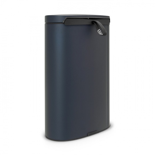 Бак Brabantia FlatBack+ мусорный, минерально-синий, 40 л на VALLES.TOP