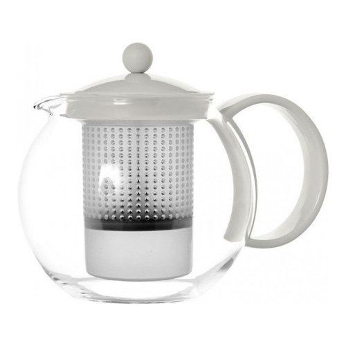 Чайник Bodum Assam заварочный с прессом белый 1 л на VALLES.TOP