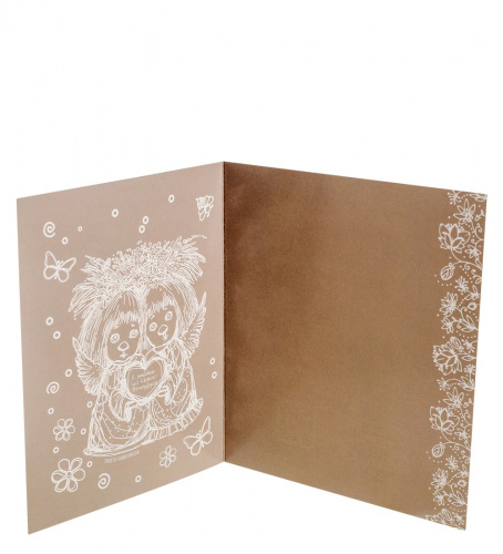 ANG-336 Открытка "Ангелы теплых чувств" 15х17 на VALLES.TOP