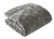 Покрывало Blanc des Vosges Byzance Anthracite серое, бархат на VALLES.TOP