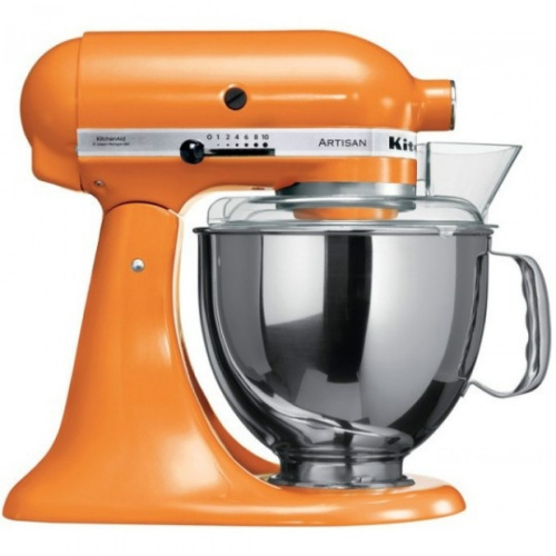 Миксер KitchenAid Artisan с откидным блоком, настольный, мандариновый на VALLES.TOP