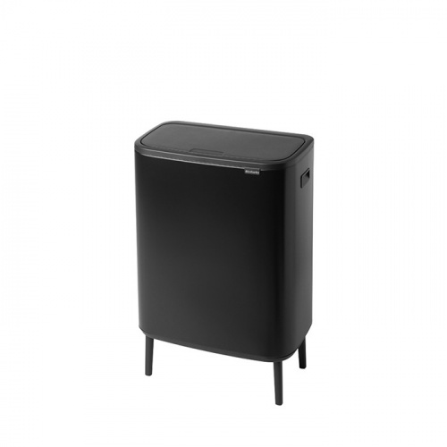 Бак Brabantia Touch Bin Bo Hi мусорный, черный матовый, 2х30 л на VALLES.TOP