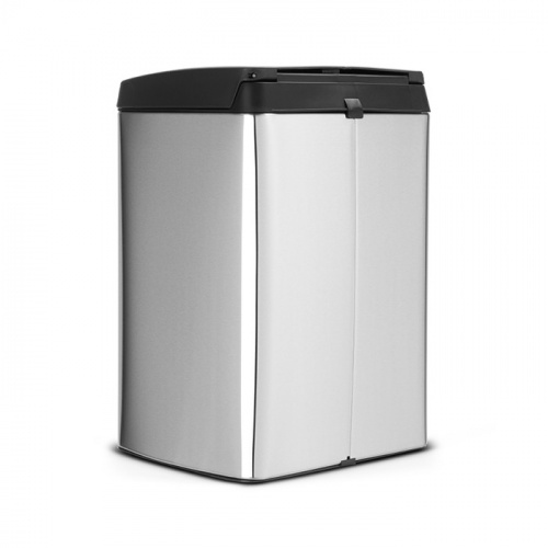 Бак Brabantia мусорный, прямоугольный, стальной матовый, FPP, 10 л на VALLES.TOP