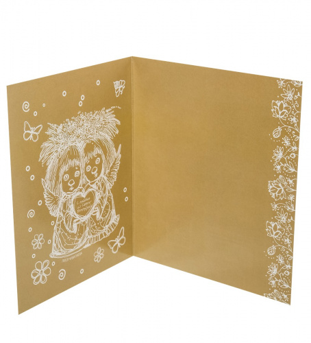 ANG-126 Открытка "Ангел семейного счастья" 15х17 на VALLES.TOP