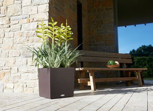 Кашпо Lechuza Cube Cottage 50 см на VALLES.TOP