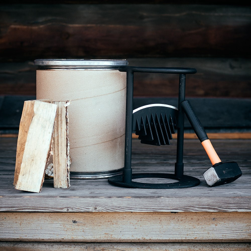 Дровокол GreenWeen базовый, с кольцом, в тубусе, черный на VALLES.TOP