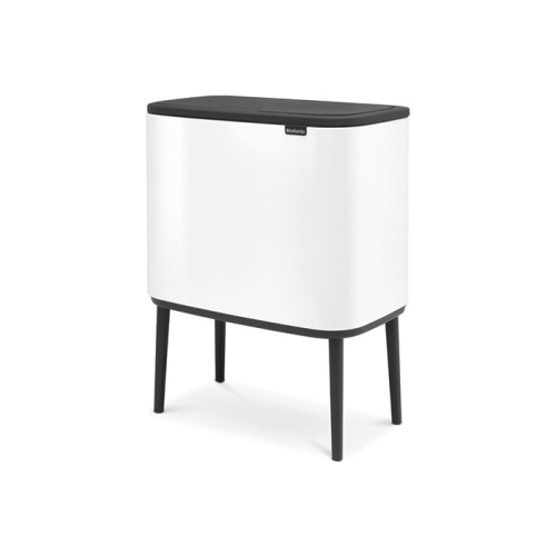 Бак Brabantia Touch Bin Bo мусорный, белый, 36 л на VALLES.TOP
