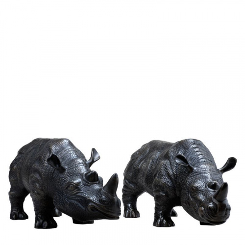 Набор Eichholtz Rhinoceros статуэток, 2 шт. на VALLES.TOP