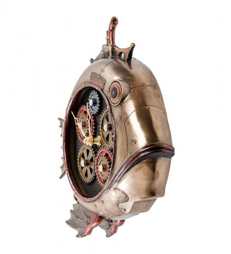 Статуэтка-часы Veronese Рыба в стиле стимпанк на VALLES.TOP