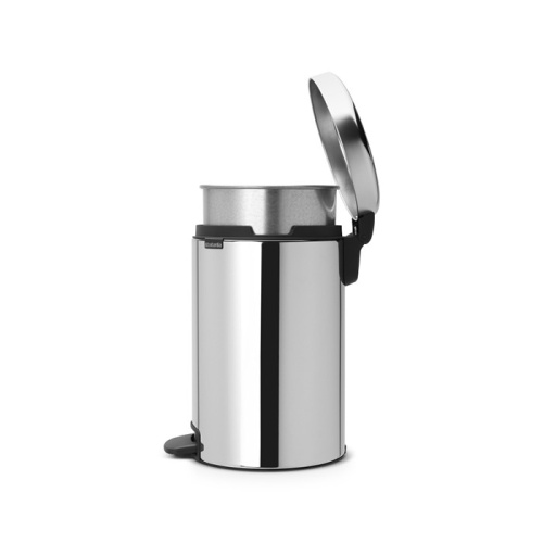 Бак Brabantia newicon мусорный, стальной полированный, с внутренним ведром, 12 л на VALLES.TOP