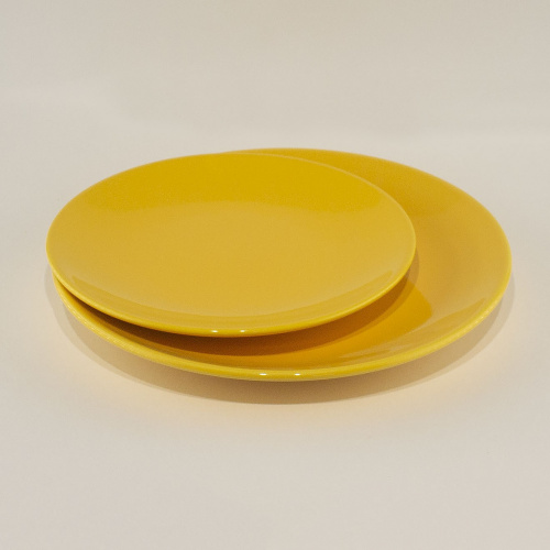 Тарелка Value Ceramic десертная желтая 219 мм на VALLES.TOP