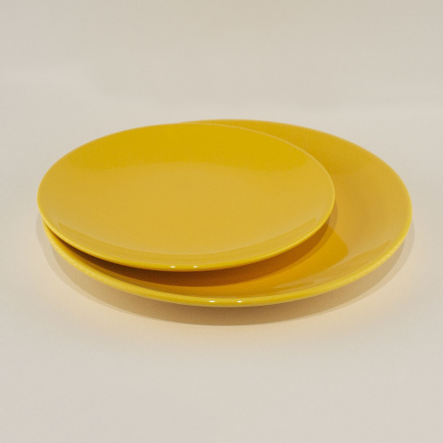 Тарелка Value Ceramic большая желтая 268 мм на VALLES.TOP