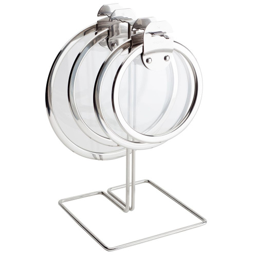 Крышка CRISTEL Strate removable handle стеклянная, плоская, диаметр 22 см на VALLES.TOP