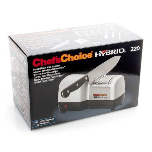 Точилка Chef'sChoice Knife sharpeners CC220W для ножей электрическая, белая на VALLES.TOP