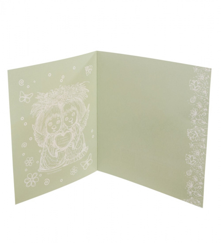 ANG-281 Открытка "Ангелы дружбы" 15х17 на VALLES.TOP