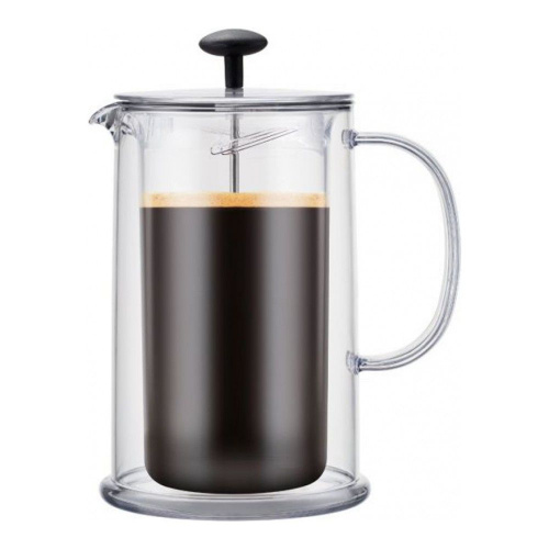Кофейник Bodum Thermia с двойными стенками из пластика прозрачный 1 л на VALLES.TOP