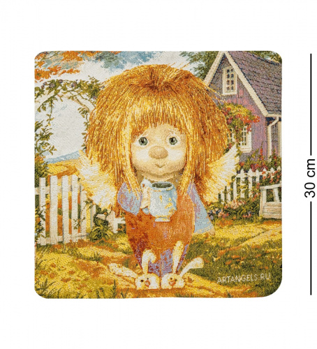 Наволочка Artangels Ангел теплого дома, гобеленовая, 30х30 см на VALLES.TOP